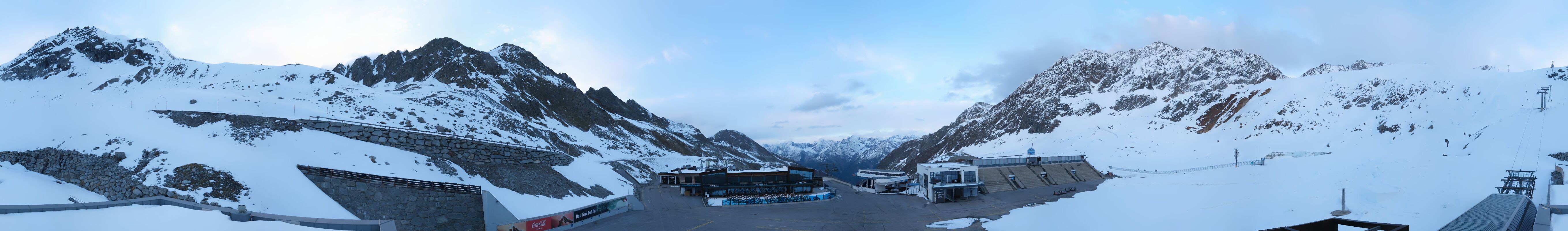 Archiv Foto Webcam Rettenbachgletscher Stadion