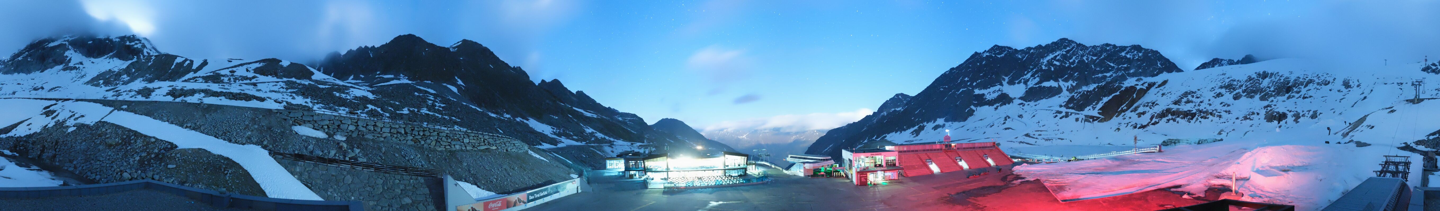 Archived image Webcam Glacier Arena Rettenbach