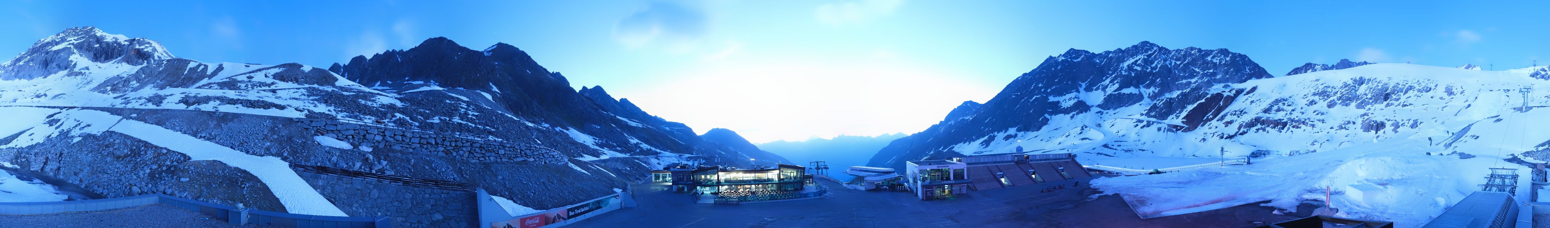 Archived image Webcam Glacier Arena Rettenbach