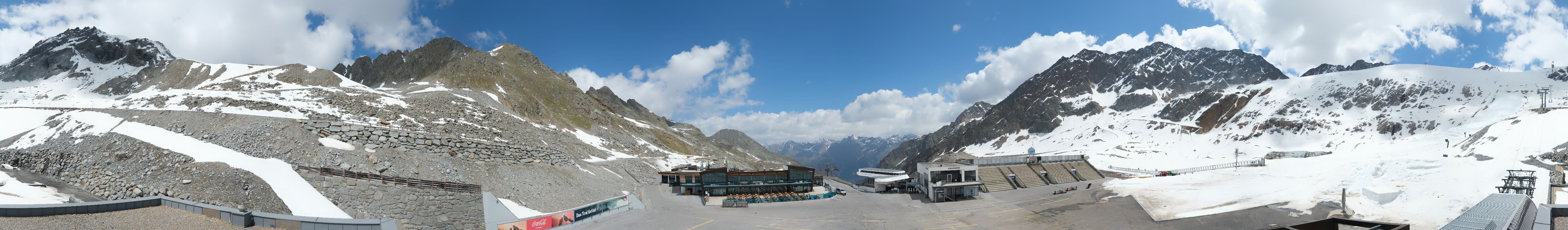 Archived image Webcam Glacier Arena Rettenbach