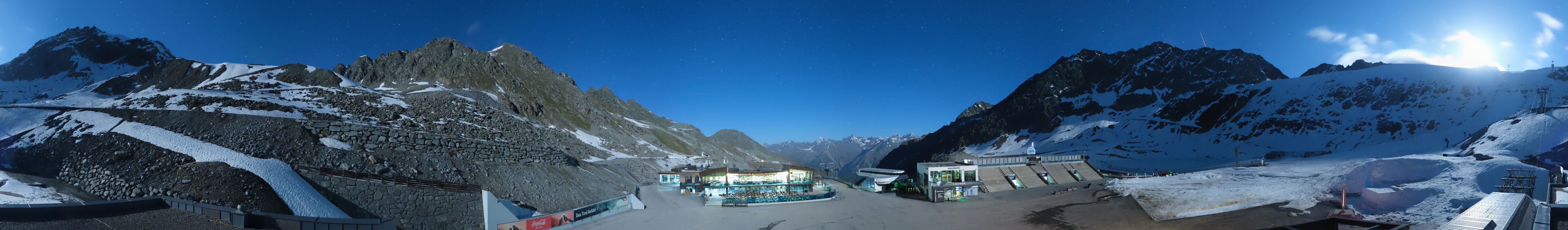 Archiv Foto Webcam Rettenbachgletscher Stadion
