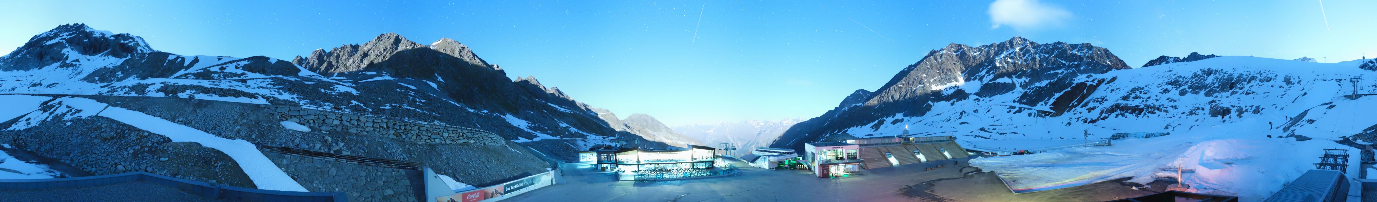 Archiv Foto Webcam Rettenbachgletscher Stadion