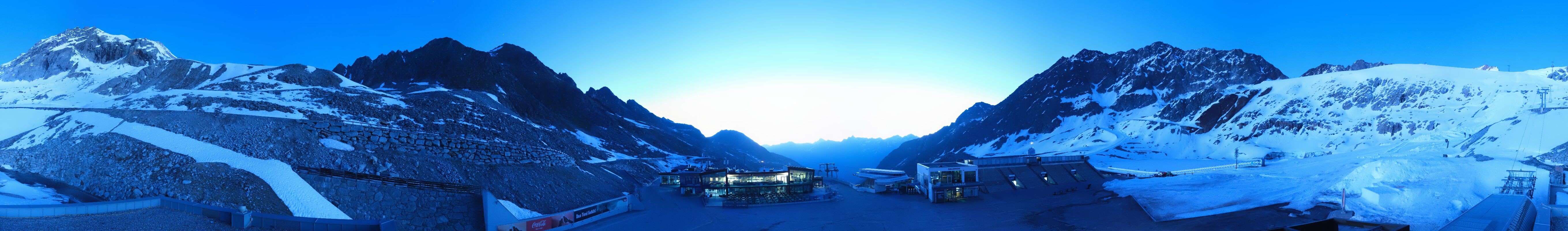 Archiv Foto Webcam Rettenbachgletscher Stadion