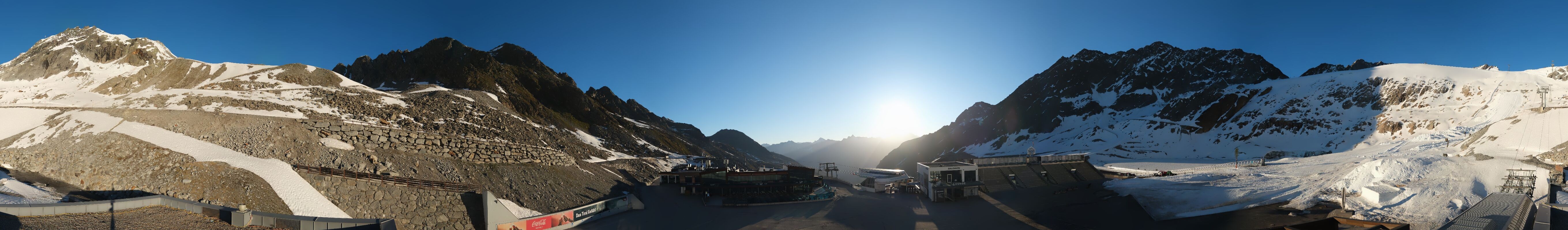 Archiv Foto Webcam Rettenbachgletscher Stadion