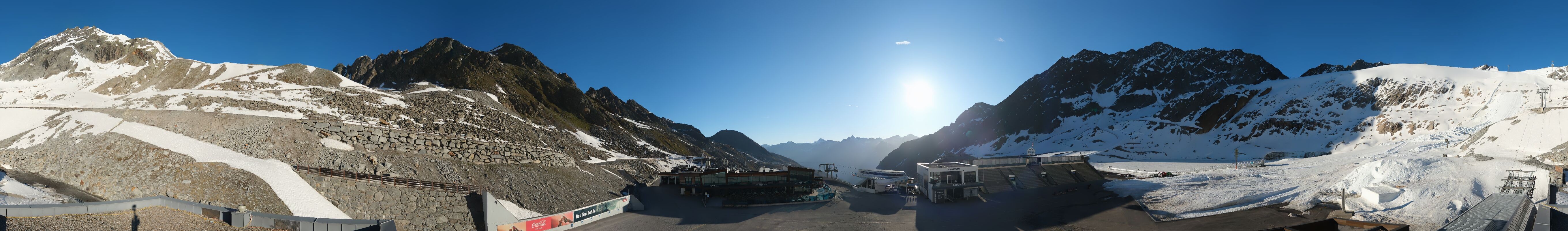 Archiv Foto Webcam Rettenbachgletscher Stadion