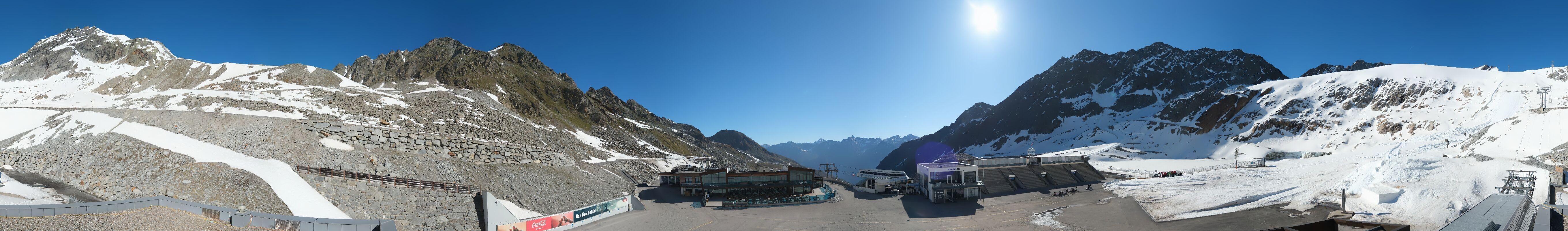 Archiv Foto Webcam Rettenbachgletscher Stadion