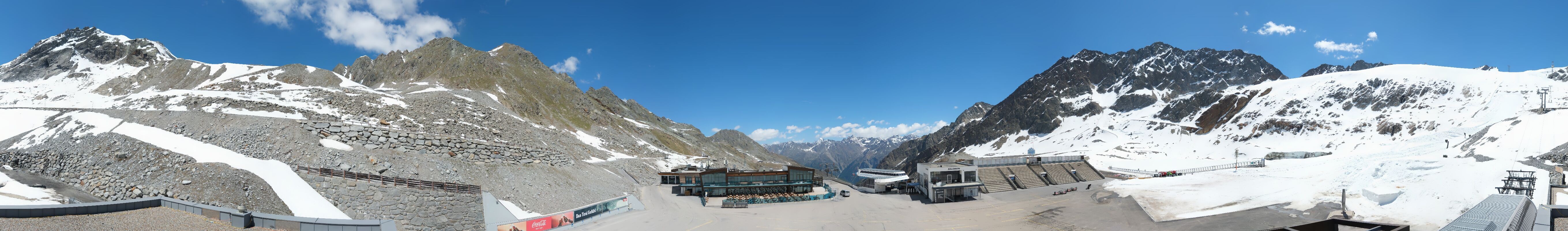 Archiv Foto Webcam Rettenbachgletscher Stadion