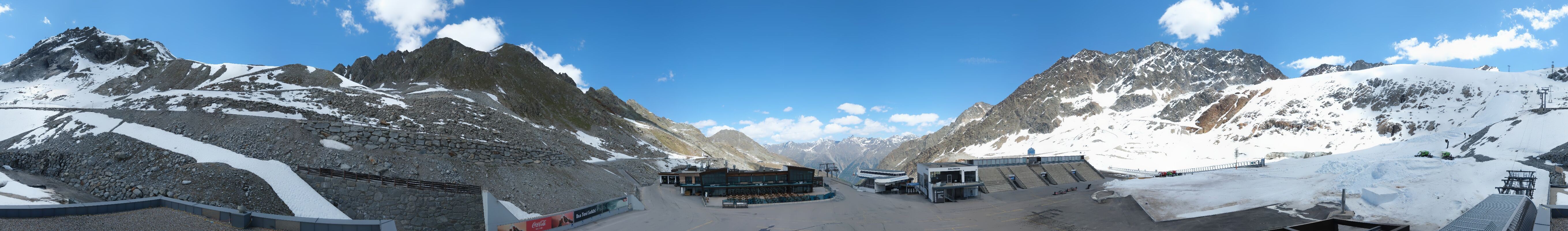Archiv Foto Webcam Rettenbachgletscher Stadion