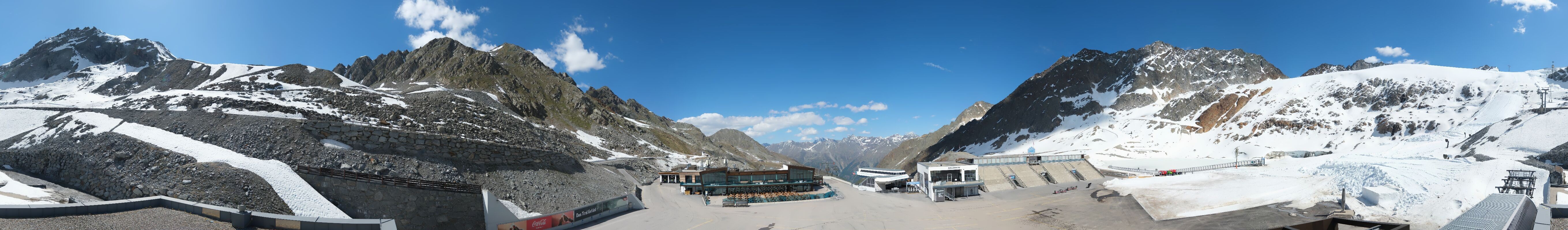 Archiv Foto Webcam Rettenbachgletscher Stadion