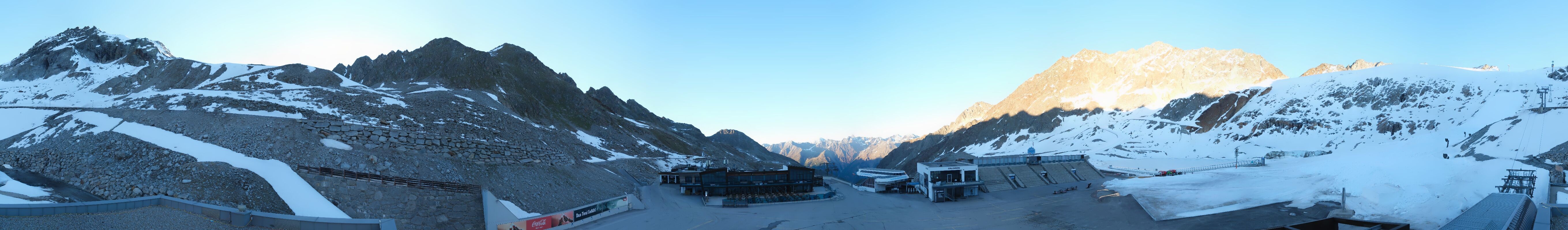 Archiv Foto Webcam Rettenbachgletscher Stadion