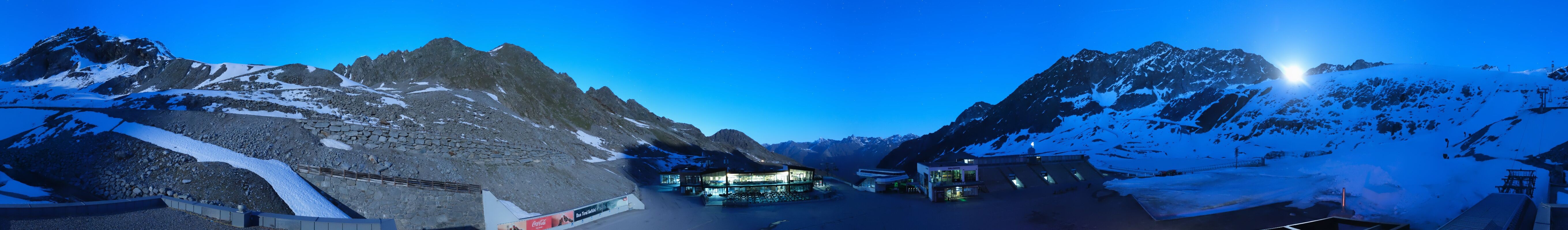 Archiv Foto Webcam Rettenbachgletscher Stadion