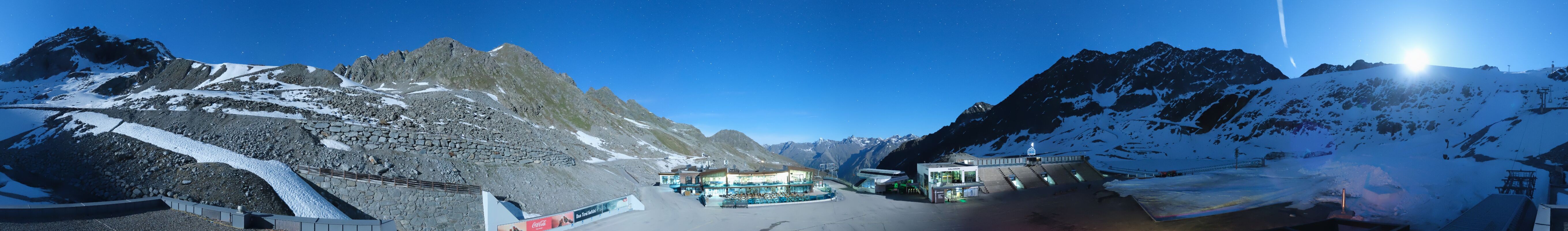 Archiv Foto Webcam Rettenbachgletscher Stadion