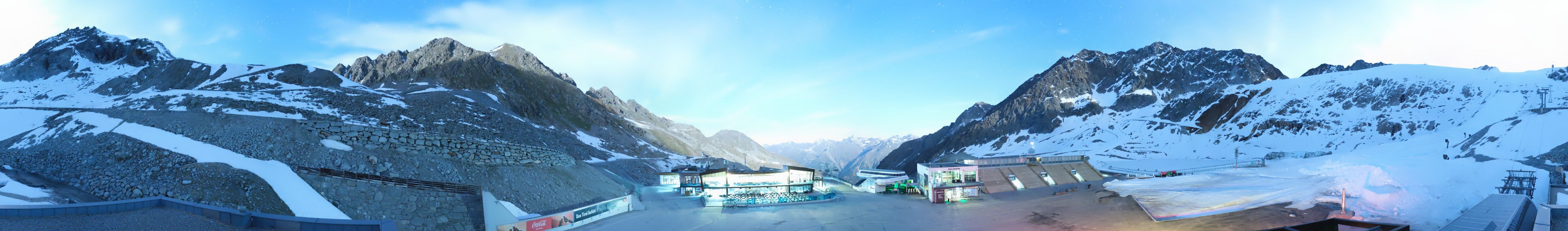 Archiv Foto Webcam Rettenbachgletscher Stadion