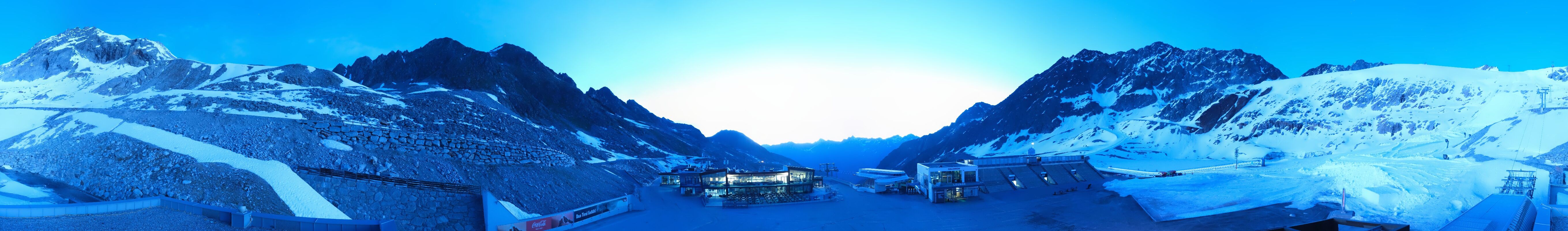 Archiv Foto Webcam Rettenbachgletscher Stadion