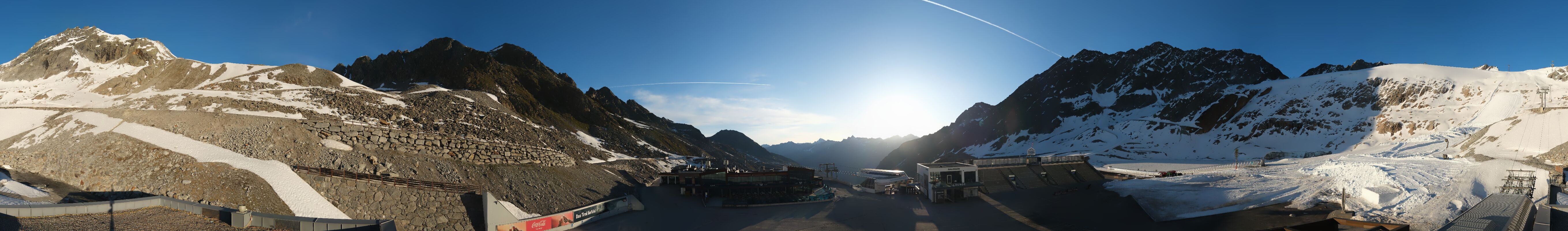 Archiv Foto Webcam Rettenbachgletscher Stadion
