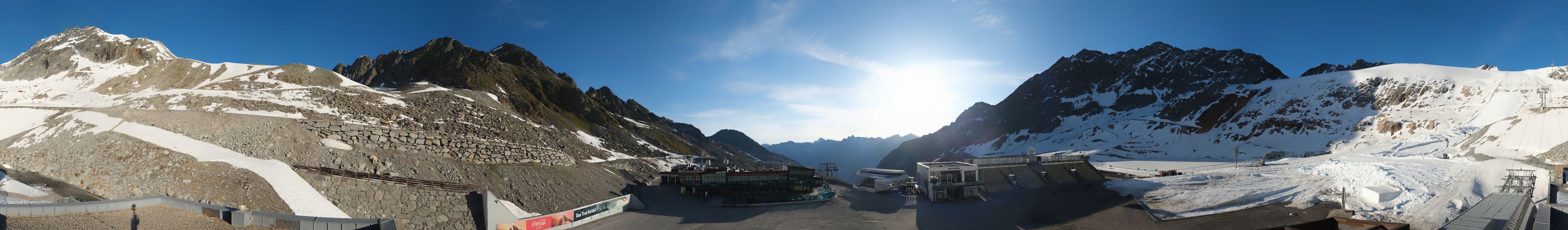 Archiv Foto Webcam Rettenbachgletscher Stadion