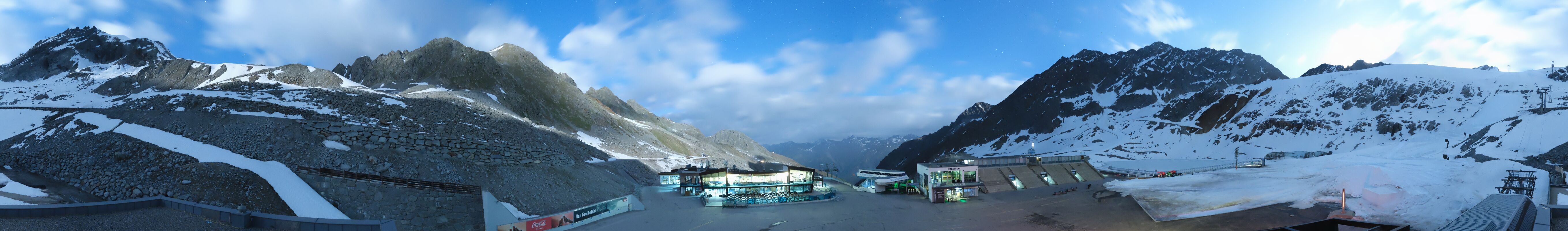 Archiv Foto Webcam Rettenbachgletscher Stadion
