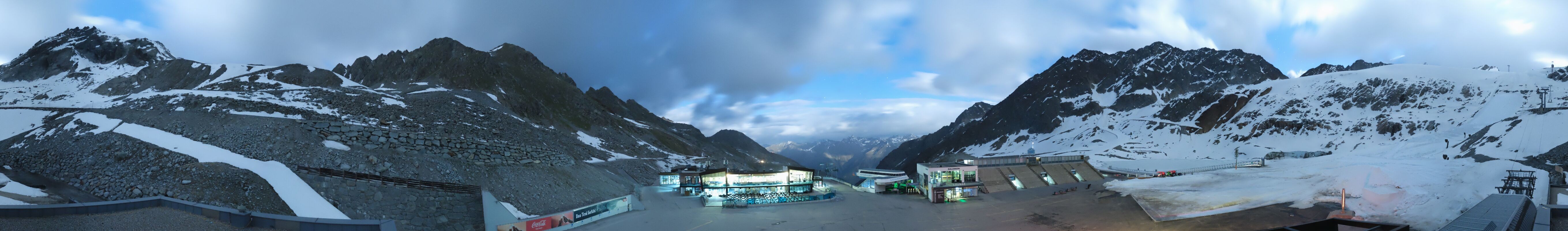 Archiv Foto Webcam Rettenbachgletscher Stadion
