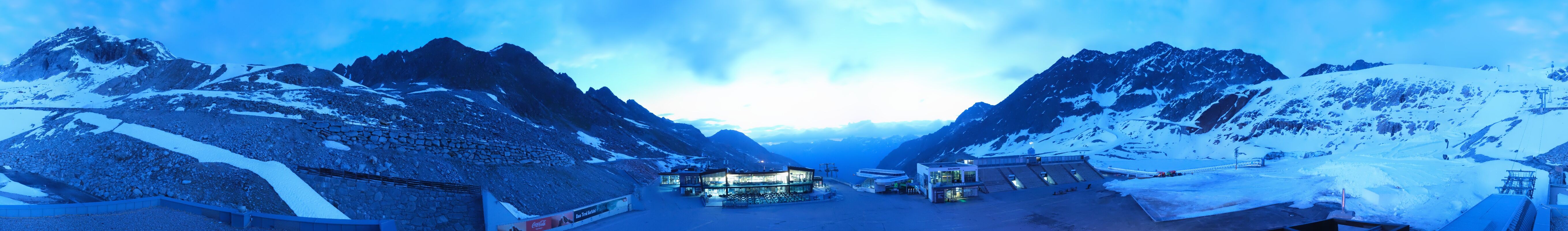 Archiv Foto Webcam Rettenbachgletscher Stadion