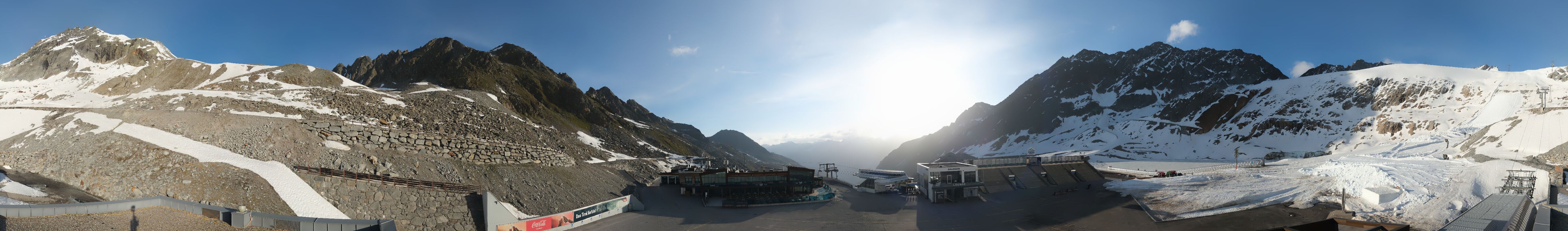 Archiv Foto Webcam Rettenbachgletscher Stadion