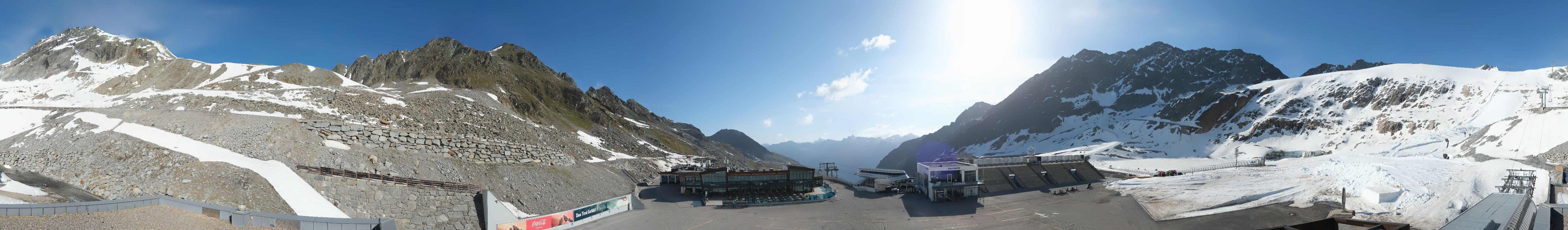 Archiv Foto Webcam Rettenbachgletscher Stadion