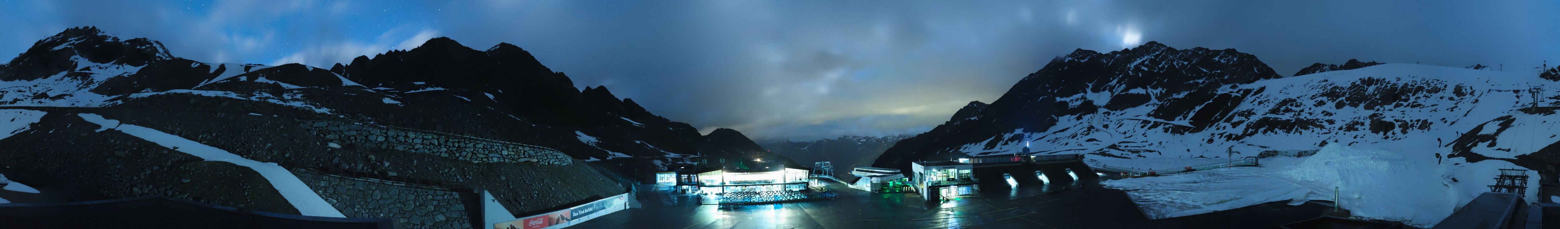Archiv Foto Webcam Rettenbachgletscher Stadion