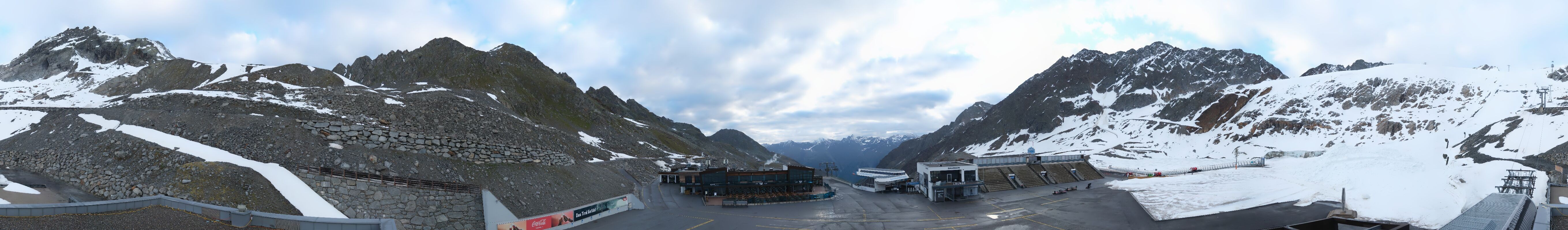 Archiv Foto Webcam Rettenbachgletscher Stadion