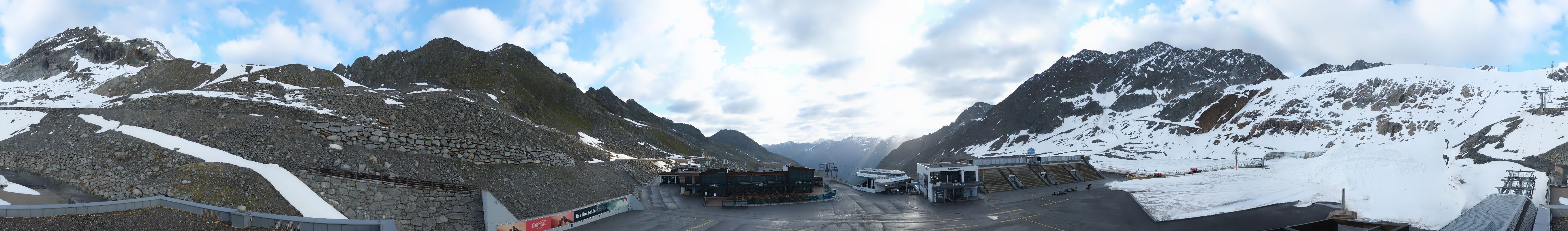 Archiv Foto Webcam Rettenbachgletscher Stadion