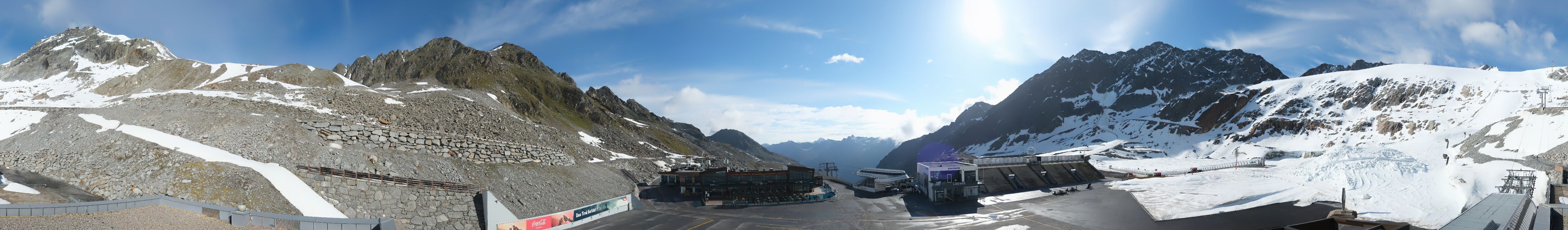 Archiv Foto Webcam Rettenbachgletscher Stadion