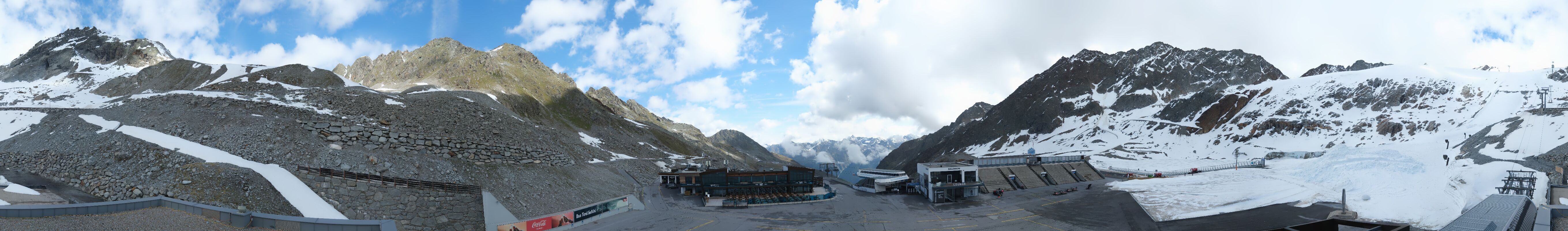 Archiv Foto Webcam Rettenbachgletscher Stadion