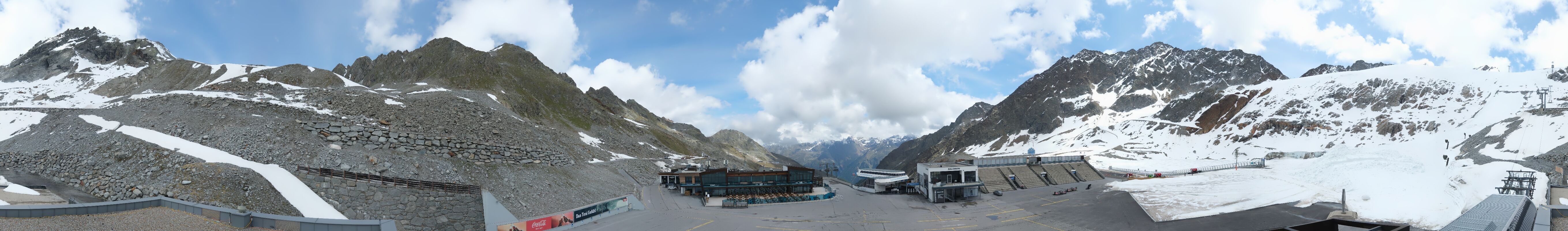 Archiv Foto Webcam Rettenbachgletscher Stadion