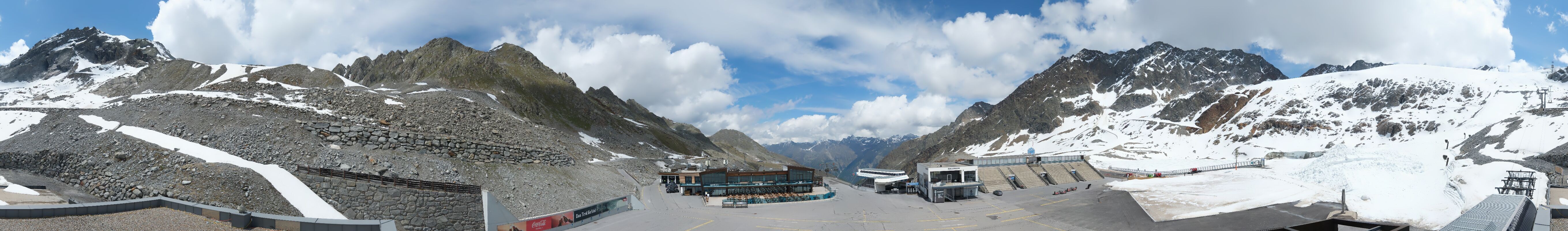 Archiv Foto Webcam Rettenbachgletscher Stadion