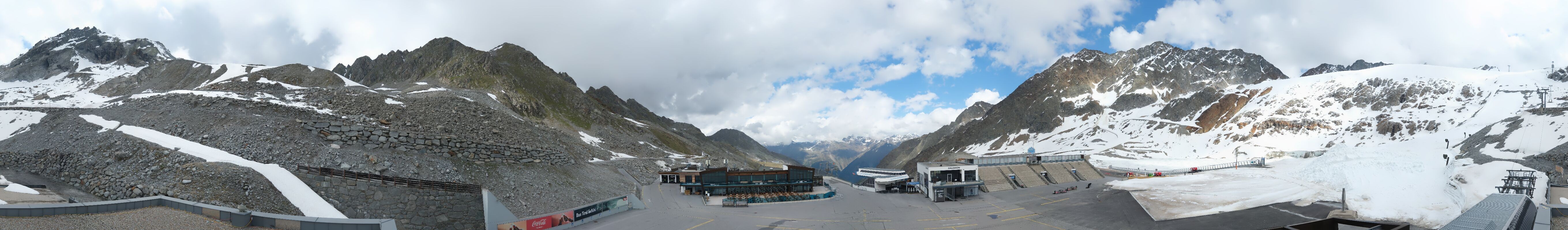 Archiv Foto Webcam Rettenbachgletscher Stadion