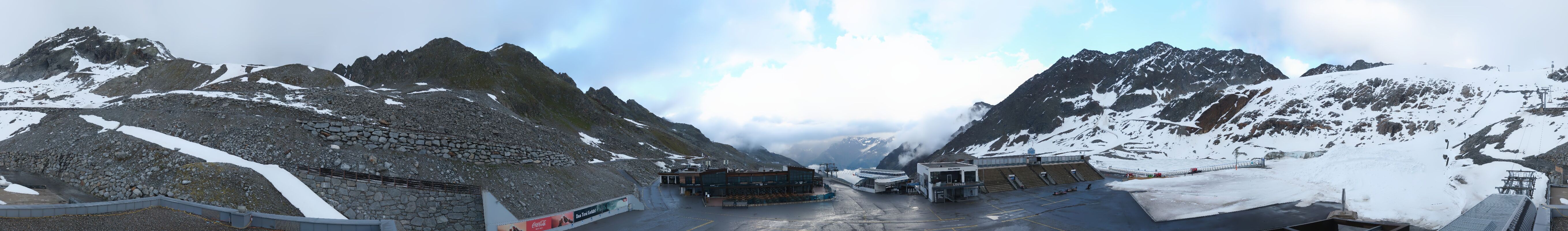 Archiv Foto Webcam Rettenbachgletscher Stadion
