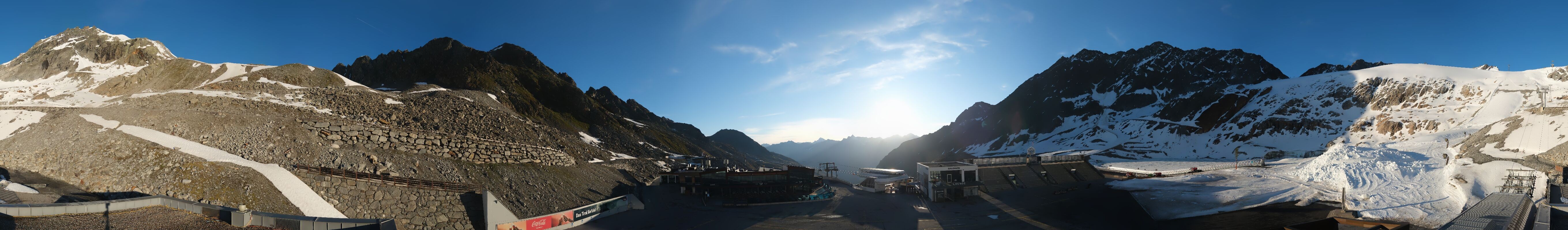 Archived image Webcam Glacier Arena Rettenbach