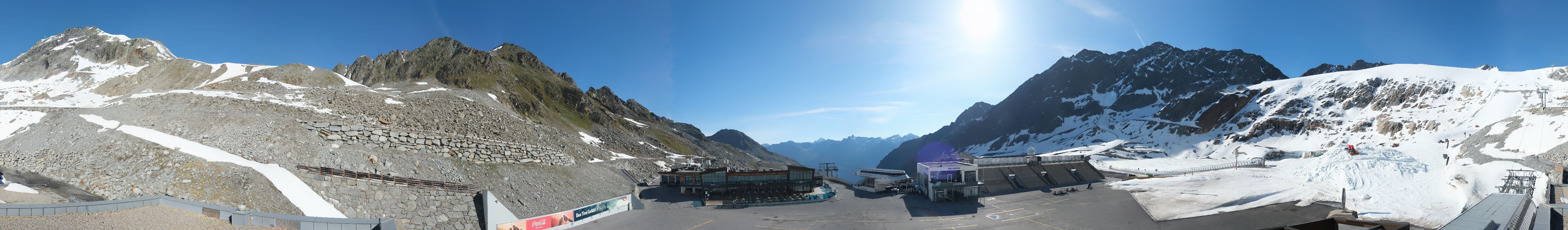 Archived image Webcam Glacier Arena Rettenbach