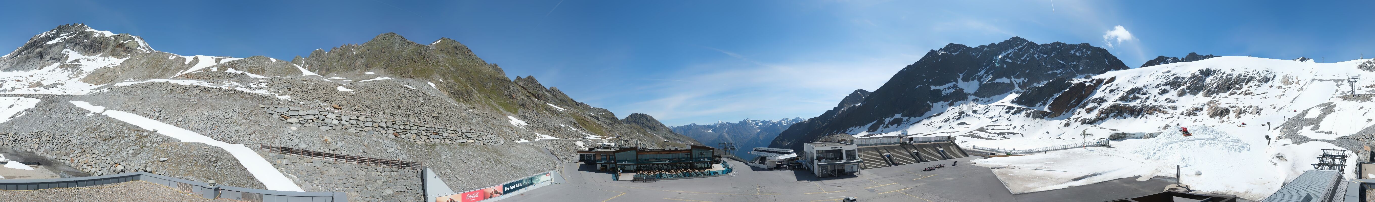 Archived image Webcam Glacier Arena Rettenbach