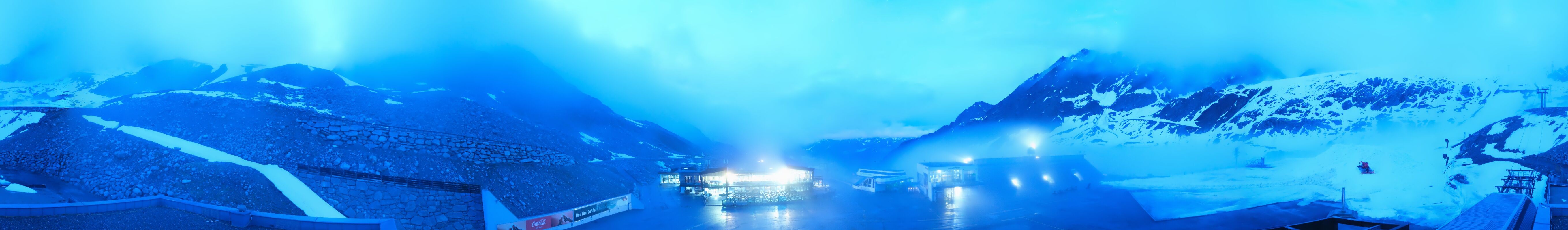 Archiv Foto Webcam Rettenbachgletscher Stadion