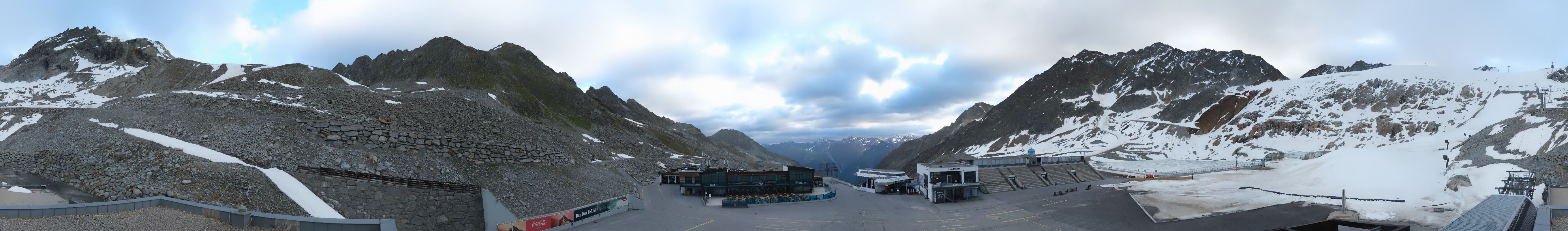 Archiv Foto Webcam Rettenbachgletscher Stadion