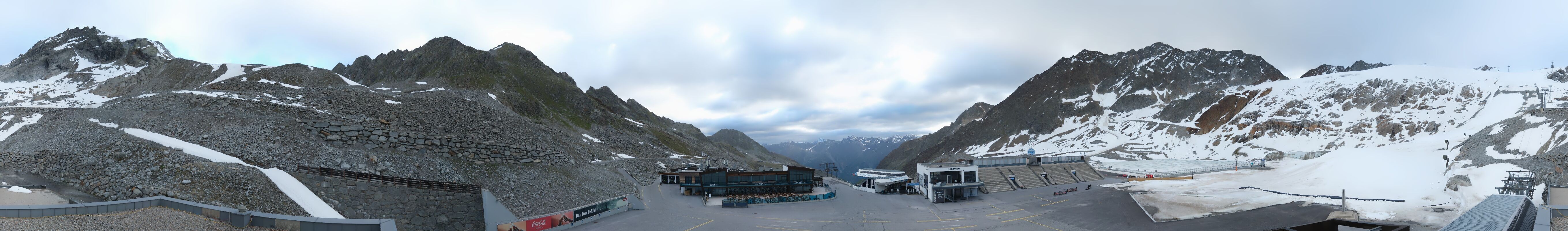 Archiv Foto Webcam Rettenbachgletscher Stadion