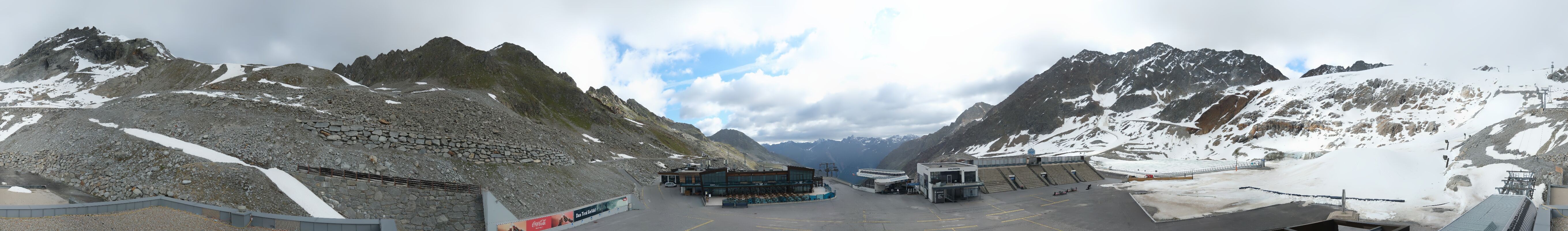 Archiv Foto Webcam Rettenbachgletscher Stadion