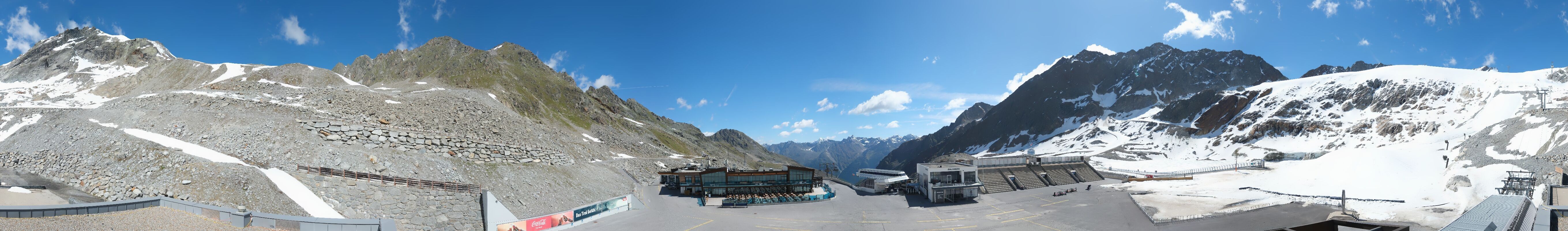 Archiv Foto Webcam Rettenbachgletscher Stadion