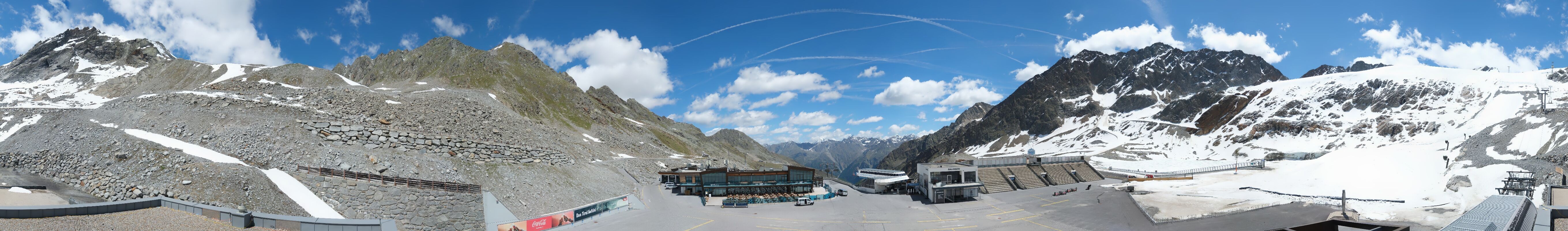 Archiv Foto Webcam Rettenbachgletscher Stadion