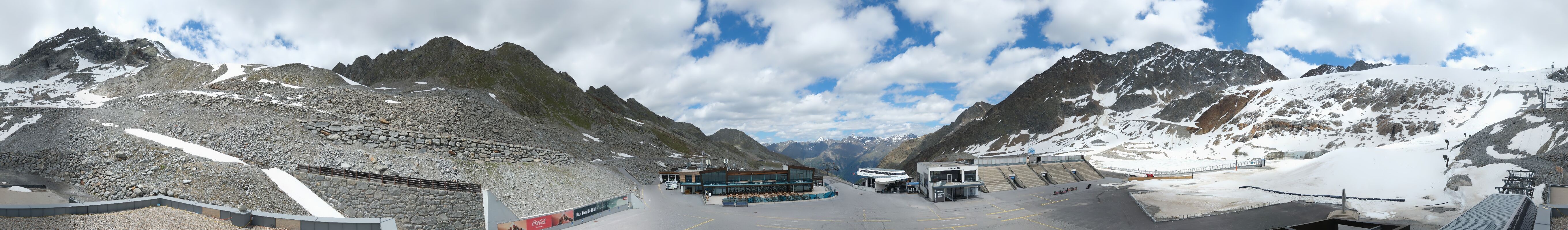 Archiv Foto Webcam Rettenbachgletscher Stadion