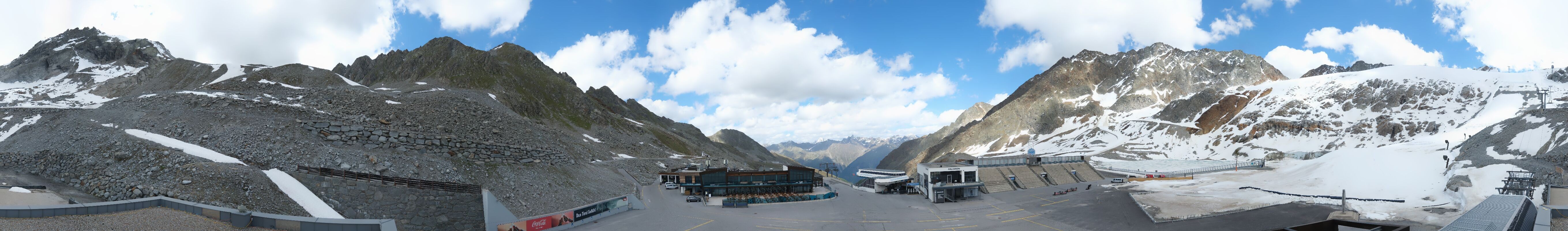 Archiv Foto Webcam Rettenbachgletscher Stadion