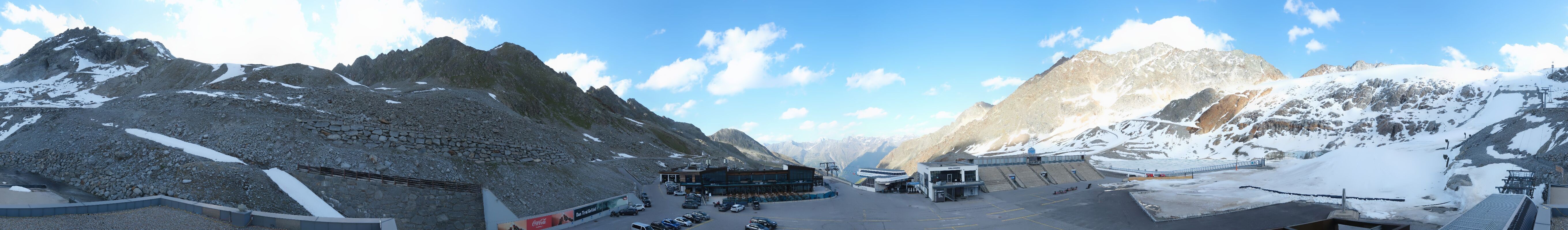 Archiv Foto Webcam Rettenbachgletscher Stadion