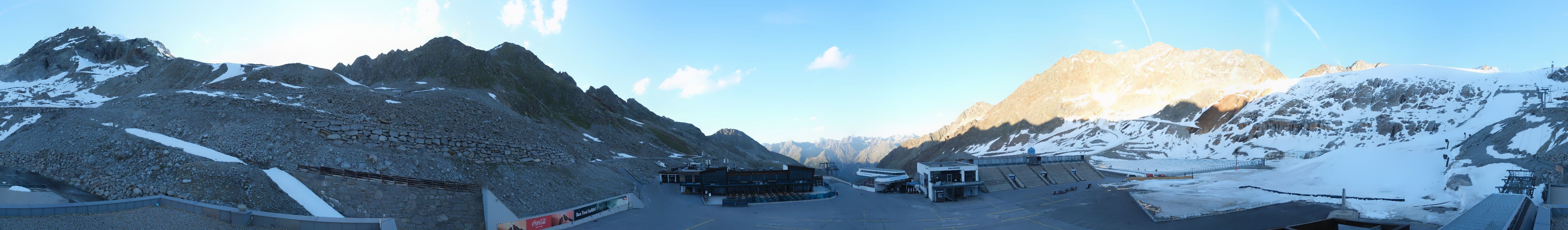 Archiv Foto Webcam Rettenbachgletscher Stadion