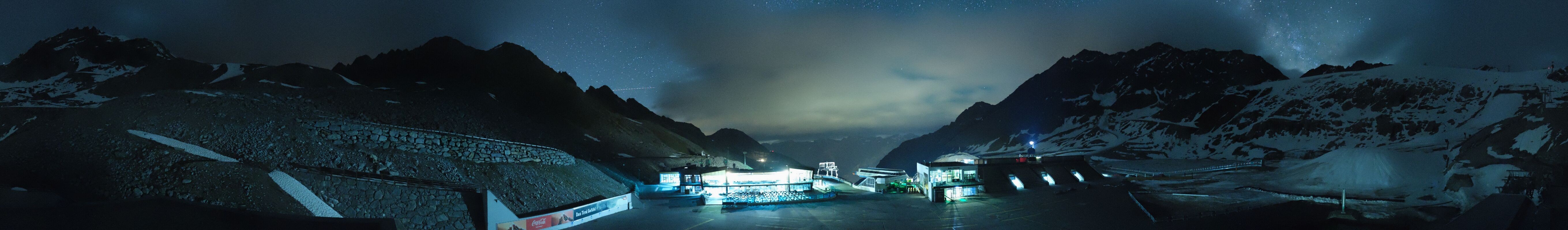 Archiv Foto Webcam Rettenbachgletscher Stadion