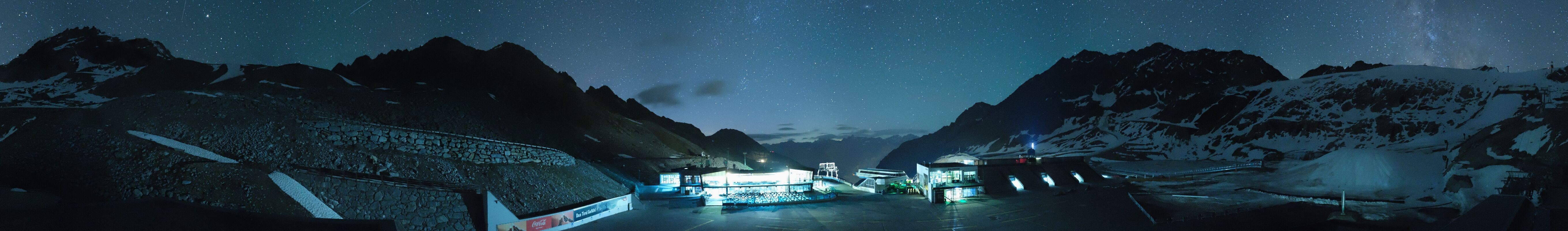 Archiv Foto Webcam Rettenbachgletscher Stadion