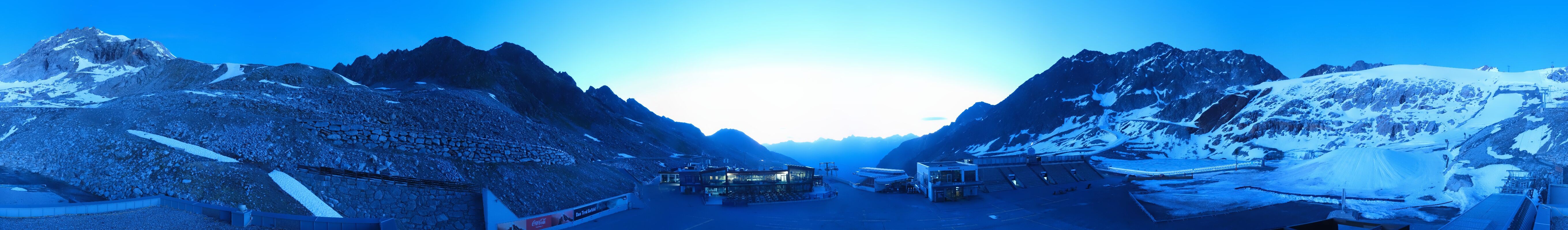 Archiv Foto Webcam Rettenbachgletscher Stadion